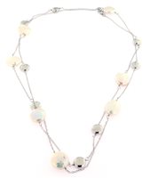 Collana Forever Gioielli Donna Collana Argento in Argento Perla FGCO00375 - FGCO00375